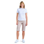Nivo Damen Naila II Golf-Poloshirt – Weiß