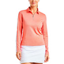 Nivo Frauen Nina Livcool Langarm Mock Neck Golf Hemd - Melone