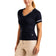 Nivo Damen Nyla gestricktes Golf-Poloshirt mit V-Ausschnitt – Marineblau