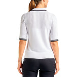 Nivo Frauen Vy Pullover Golf Polo Shirt - Weiß