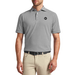 Peter Millar Hales Performance Jersey Golf Polo Shirt - Schwarz