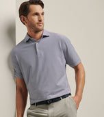 Peter Millar Hales Performance Jersey Golf Polo Shirt - Schwarz