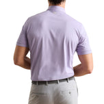 Peter Millar Men's Cadenza Performance Golf Polo - Windy Blue/Soft Orchid