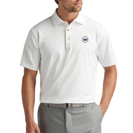Peter Millar Performance Stretch Jersey Golfhemd - Weiß