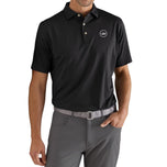 Peter Millar Solid Performance Jersey Golf-Poloshirt – Schwarz