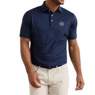 Peter Millar Solid Performance Jersey Golf-Poloshirt – Marineblau