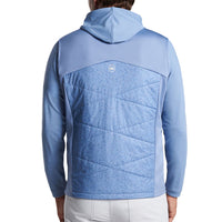 Peter Millar Venture Classic Hybrid Vollzip -Golfweste - Marine
