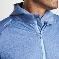 Peter Millar Venture Classic Hybrid Vollzip -Golfweste - Marine