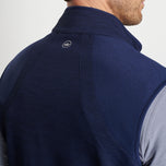 Peter Millar Vista Hybrid Vollzip -Golfweste - Marine