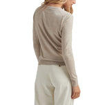 Peter Millar Damen Excursion Flex Golf Crewneck – Biscotti