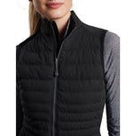 Peter Millar 女式 Fuse Hybrid 高尔夫背心 - 黑色