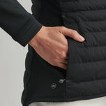 Peter Millar 女式 Merge Hybrid 高尔夫夹克 - 黑色