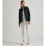 Peter Millar 女式 Merge Hybrid 高尔夫夹克 - 黑色