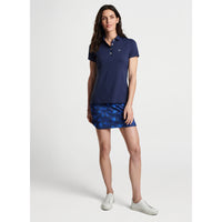 Peter Millar Frauen Performance Stretch Jersey Golf Shirt - Marine