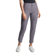 Peter Millar Damen Surge Gingham Print Performance Knöchelgolfhose - Schwarz