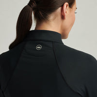 Peter Millar Women's Women's Raglan Sleeve Perth 1/4 Midlayer - Black