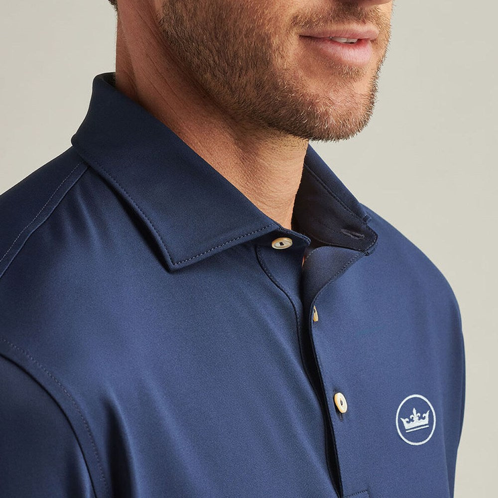 Peter Millar Performance Stretch Jersey Golf Shirt - Marine