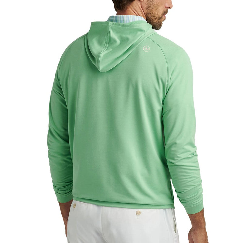 Peter Millar Pine Sugar Stripe Performance Hoodie - Pear Tart
