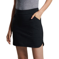 Peter Millar Frauen Alice Blütenblatt Golf Skort - schwarz