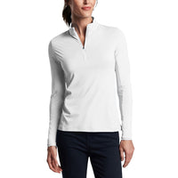 Peter Millar Frauen leichter Kronen -Sonnengolfhemd - Weiß
