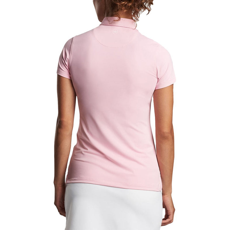 Peter Millar Damen Performance Stretch Jersey Golfhemd - Palmer Pink