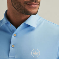Peter Millar Performance Stretch Jersey Golf Shirt - Cottage Blue