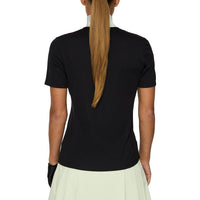 J. Lindeberg Women's Piper Golf Polo Shirt - Schwarz