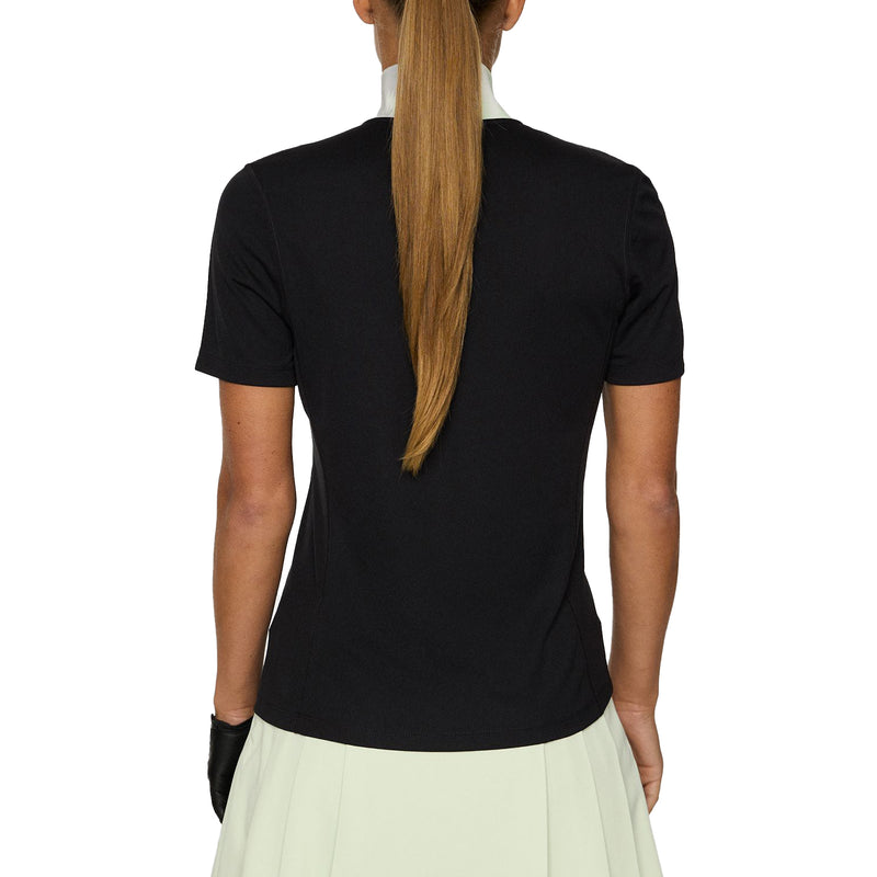 J. Lindeberg Women's Piper Golf Polo Shirt - Schwarz