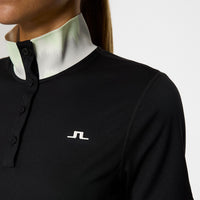 J. Lindeberg Women's Piper Golf Polo Shirt - Schwarz
