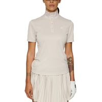 J. Lindeberg Women's Piper Golf Polo -Hemd - Moonbeam