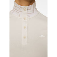 J. Lindeberg Women's Piper Golf Polo -Hemd - Moonbeam