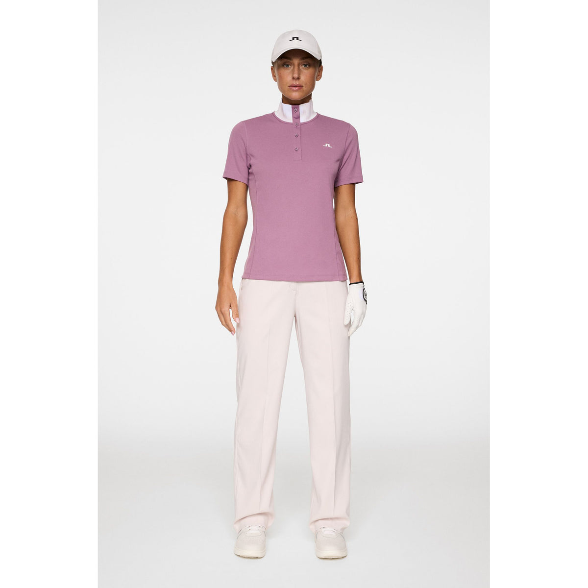 J. Lindeberg Women's Piper Golf Polo -Hemd - sehr Traube