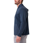 Travis Mathew Polar Seas Golf 1/4 Zip Hoodie - Total Eclipse