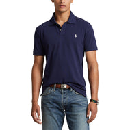 Polo Performance Ralph Lauren Cotton Pique Golf Polo Shirt - Refined Navy/White