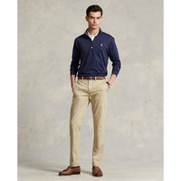 Polo Performance Ralph Lauren Half Zip Peached Jersey - Französische Marine