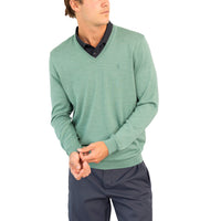 Polo Performance Ralph Lauren Performance Pullover mit V-Ausschnitt – Jerseygrün