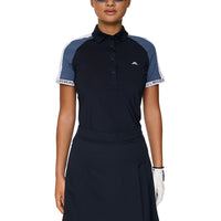 J.Lindeberg Women's Priya Golf Polo Shirt - JL Navy