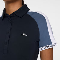 J.Lindeberg Women's Priya Golf Polo Shirt - JL Navy