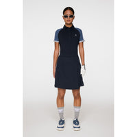 J.Lindeberg Women's Priya Golf Polo Shirt - JL Navy