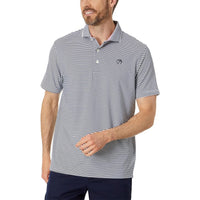 Puma ap Mattr -Traditionen Golf Polo -Hemd - Marine Blazer/ Bright White