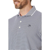 Puma ap Mattr -Traditionen Golf Polo -Hemd - Marine Blazer/ Bright White