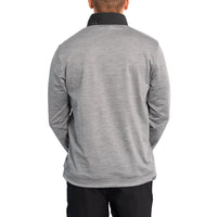 Puma CloudSpun Colourblock 1/4 Zip Golf Sweatshirt - Puma Black/Ruhige Schatten Heather