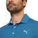 Puma CloudSpun Haystack Golf Polo -Hemd - Lake Blue Heather/ High Rise