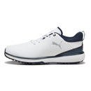 Puma Fusion Grip ST Spiked Golfschuhe – Puma Weiß/Puma Silber/Aschgrau