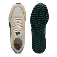 Puma Helsinki G Spikeless Golfschuhe - Frosted Elfenbein/grüne Gelände/Lichtstroh