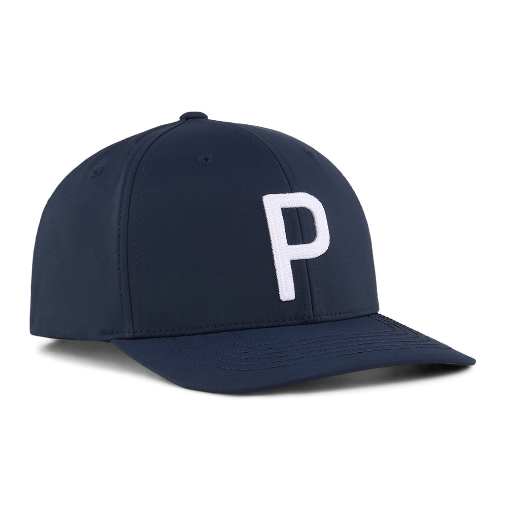 Puma Heritage P Golf Cap - Deep Navy/White Leuchten