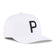 Puma Heritage P Golfkappe - weißes Glühen/Puma schwarz
