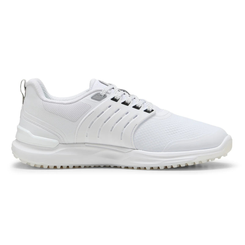 Puma Ignite Elevate 2 Wide Spikeless Golf Shoes - Puma White/Puma Black/Puma Silver