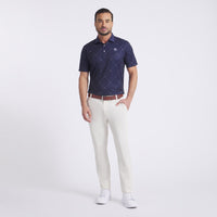 Puma Pure 2,0 Argyle Golfhemd - Deep Navy/White Glow