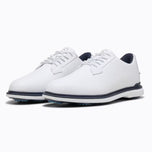 Puma Royale Player Golfschuhe - Puma White/Deep Navy/altes Gold